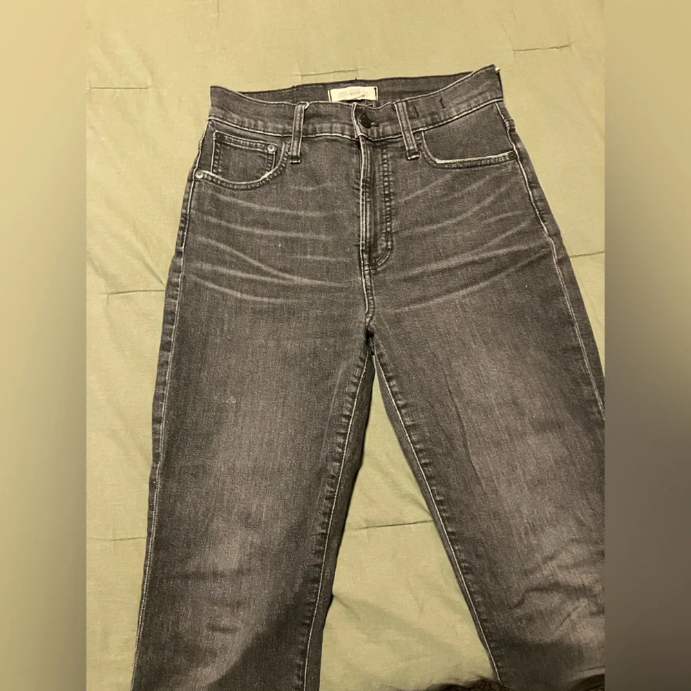 Madewell The Perfect Vintage Crop Jean Straight Leg High Waist 90s Mom Jean